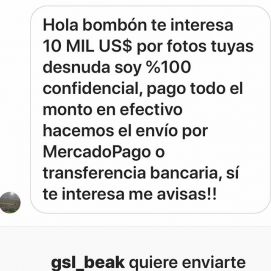 Ana Rosenfeld denunció que le ofrecieron plata a cambio de fotos desnudas