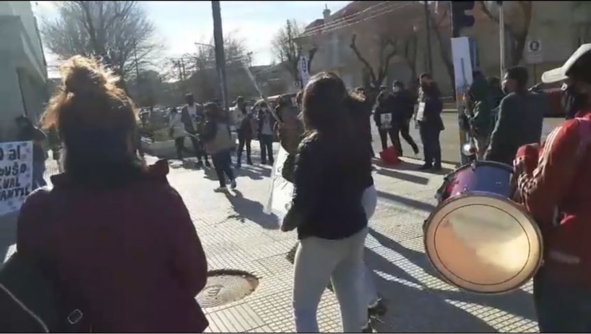 Marcharon en reclamo de la detención del exconcejal Emilio Maldonado