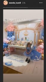 El súper festejo de Wanda Nara para su hija Isabella