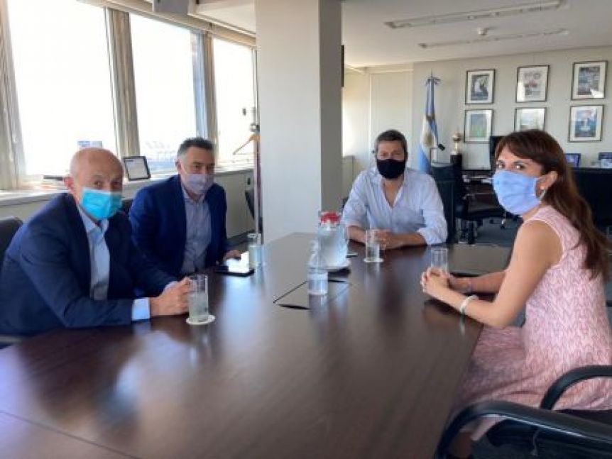 En medio de cruces con Belloni, autoridades provinciales se reunieron con Lammens