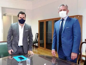 Intensa agenda: Arcioni se reunió con Martínez, Katopodis y Ginés González