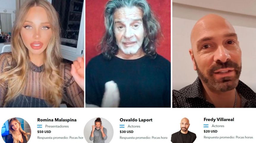 Los famosos que venden sus saludos para cumpleaños y bar mitzvah