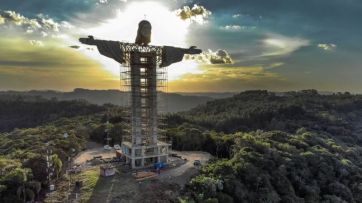 El avance del Cristo Protector que será más alto que el de Río de Janeiro