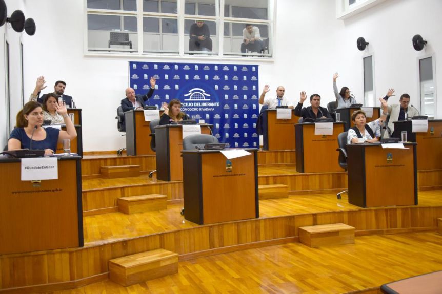Concejo Comodoro: la mitad de los concejales están aislados y no habrá sesiones