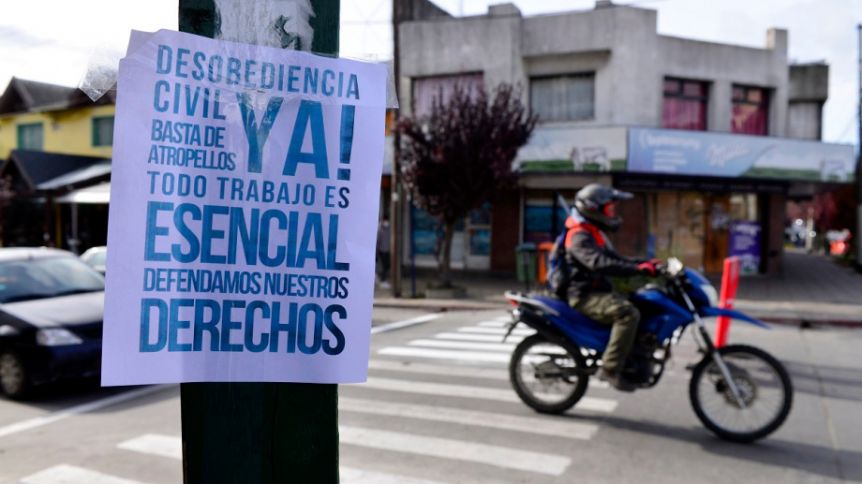 Tensión: comerciantes patagónicos llaman a desobedecer las restricciones