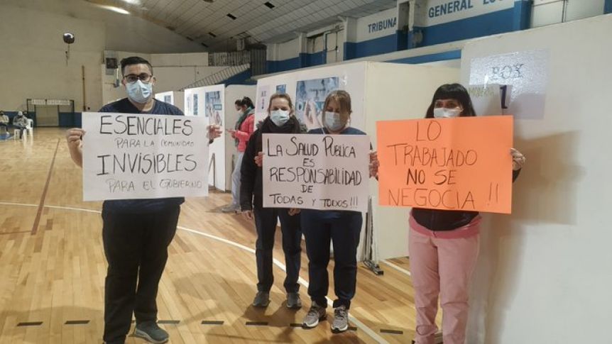 Alarma en la provincia: gremio de la Salud amenaza con frenar la vacunación contra el Covid-19