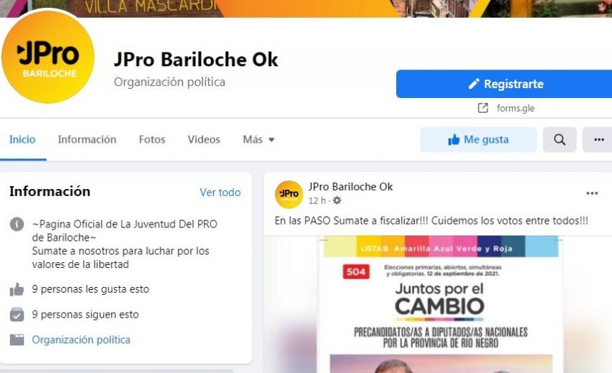 Cruces y amenazas entre la Juventud PRO de Rio Negro