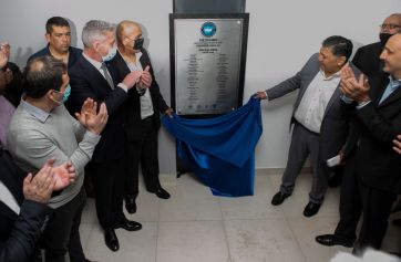 Avila logró juntar a toda la tropa política provincial para la inauguración de una mega sede