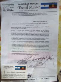 Comunidad mapuche desconoce a la lof Quemquentreu y critica su accionar violento