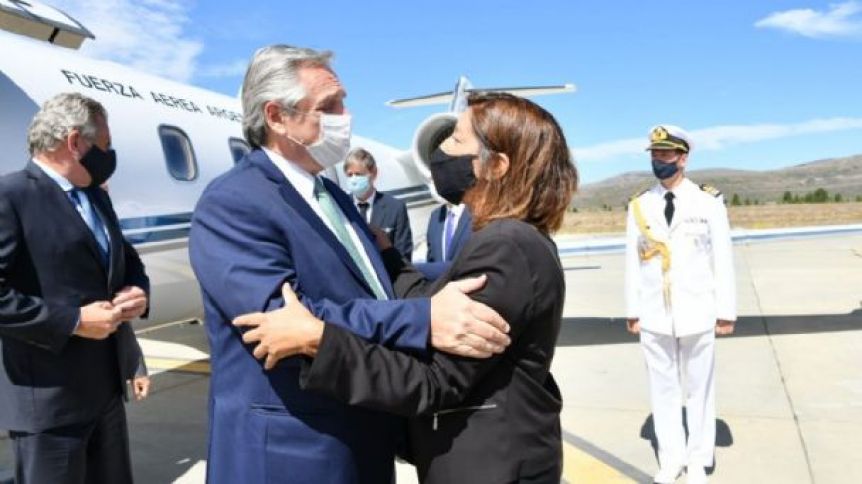 Tras las tensiones por el conflicto mapuche, hubo un nuevo diálogo entre Alberto y Arabela
