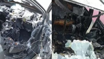 Incendiaron el auto de una funcionaria en Santa Cruz luego de recibir amenazas
