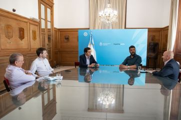 Gustavo Sastre se reunió con De Pedro con mira en proyectos claves