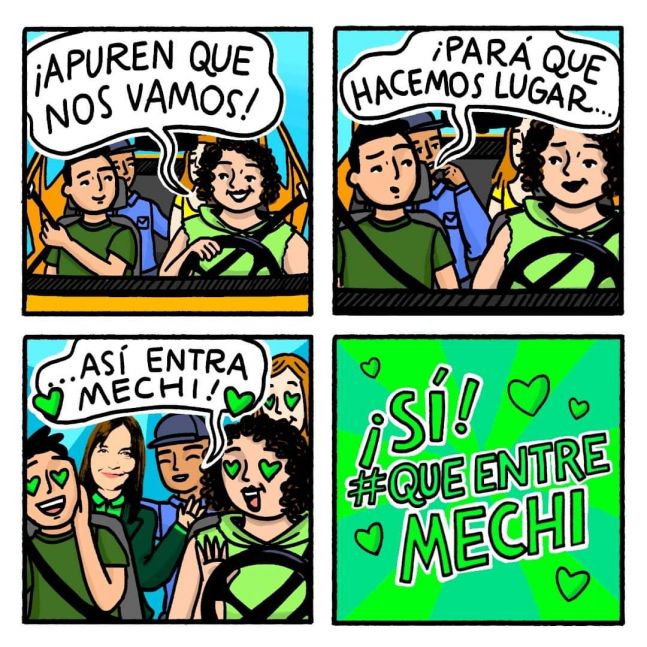 Original campaña para meter dos diputados el 14: