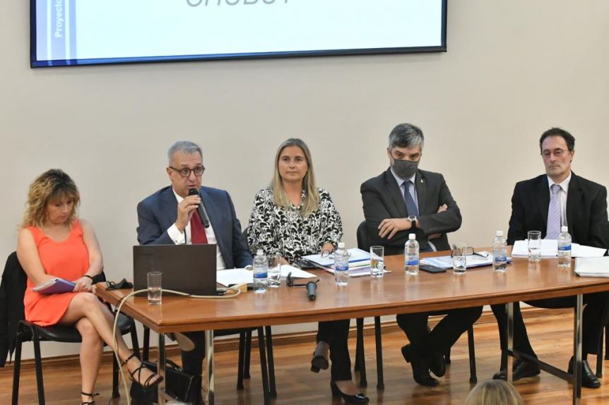 Antonena y Aguilera detallaron a los diputados el proyecto de presupuesto 2022