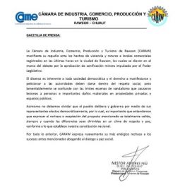Amplio repudio político a la violencia y los destrozos en edificios públicos