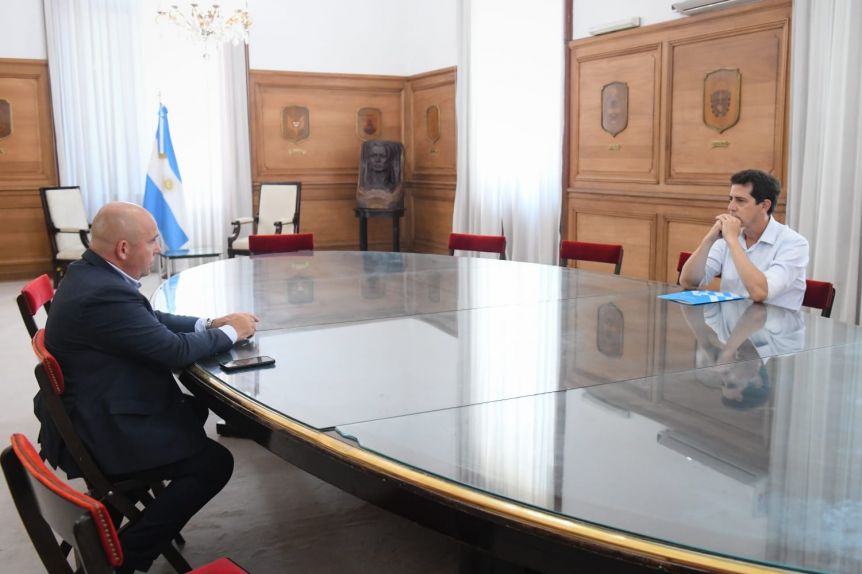 Puente con Nación: cumbre entre Wado de Pedro y Gustavo Sastre