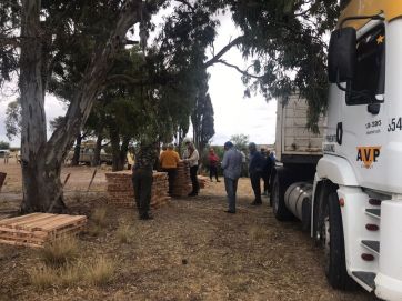 Provincia entregó insumos a productores afectados por los incendios en Península Valdés