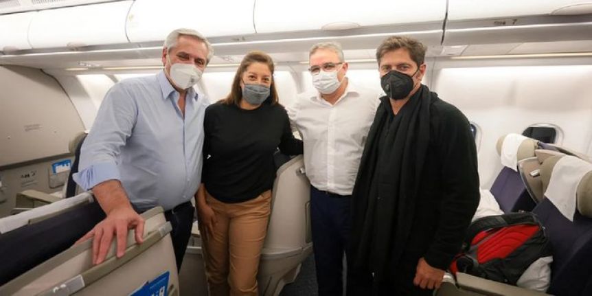 Carreras, junto a la comitiva presidencial rumbo a Rusia, China y Barbados