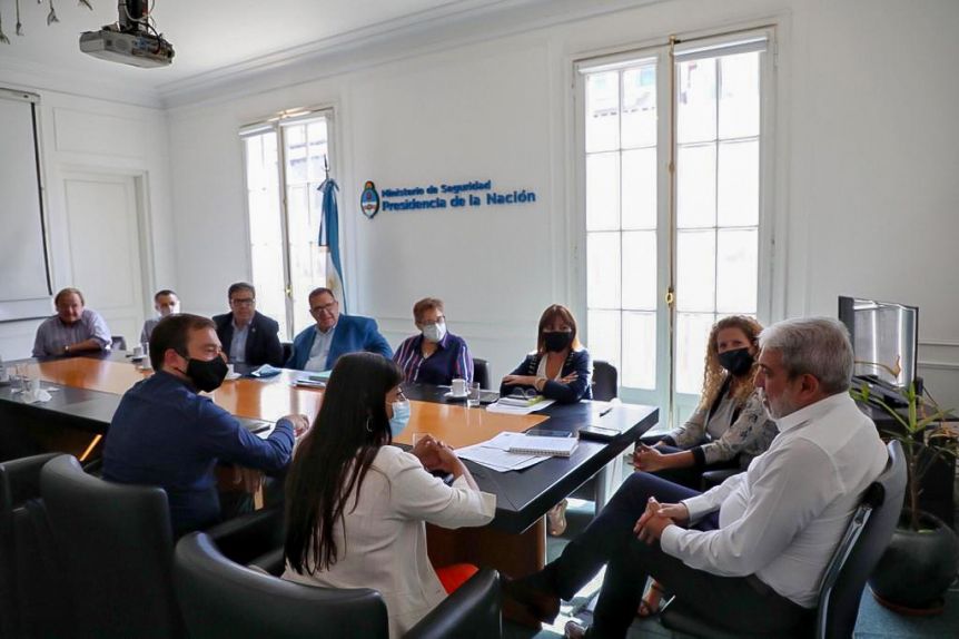 Intendentes se reunieron con Aníbal Fernández con la mirada puesta en la seguridad