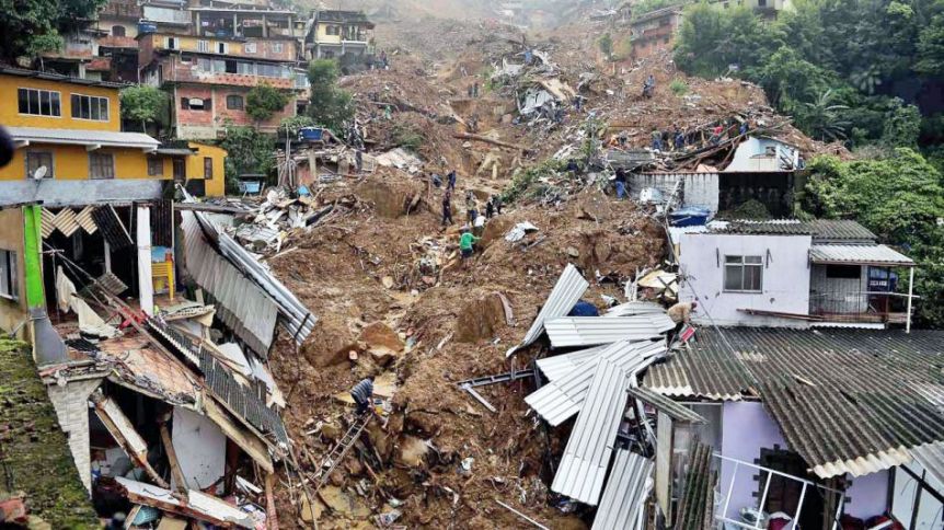 Al menos 14 muertos y 9 desaparecidos por fuertes tormentas en Río de Janeiro