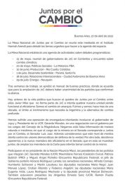 Juntos le cierra la puerta a Milei: “Intenta quebrar nuestra unidad”