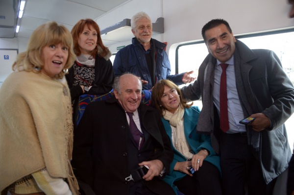 Se inauguró el tren que unirá Neuquén y Cipolletti