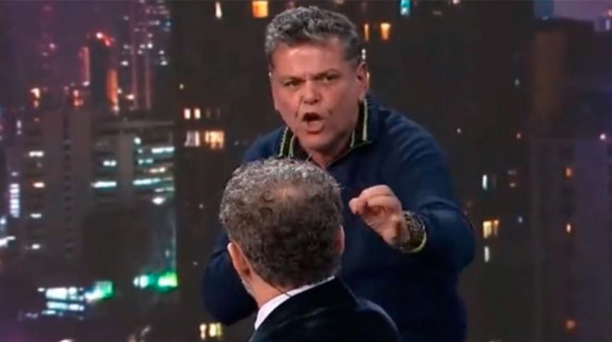 Alfredo Casero se enojó con Luis Majul y abandonó el estudio de LN a los golpes y gritos