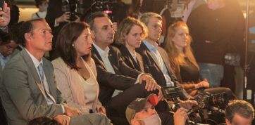 Gutierrez y Carreras participaron de la presentación del programa nacional “Nómades Digitales”
