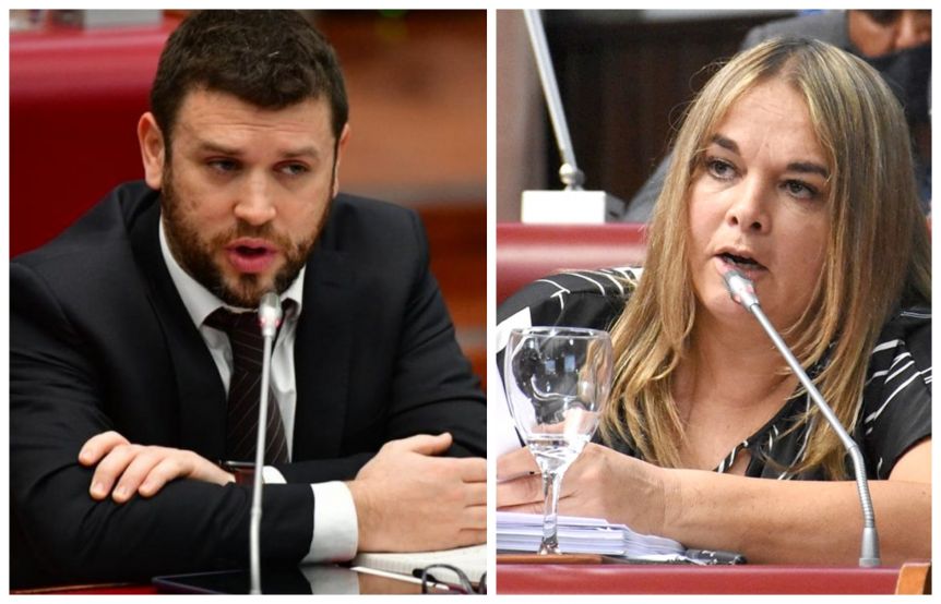 La guerra entre Arcioni y Maderna se trasladó a la Legislatura