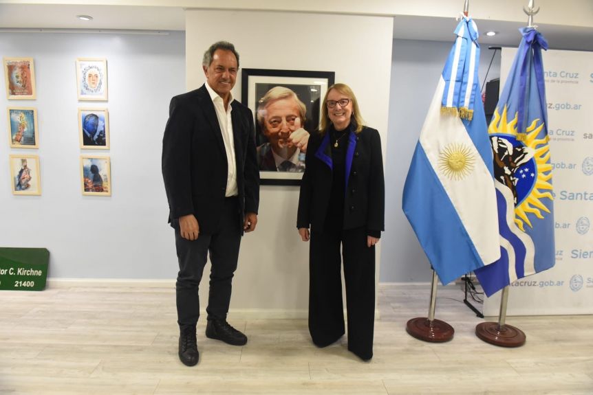 Alicia le pidió a Scioli potenciar la equidad en la competitividad de la Patagonia austral