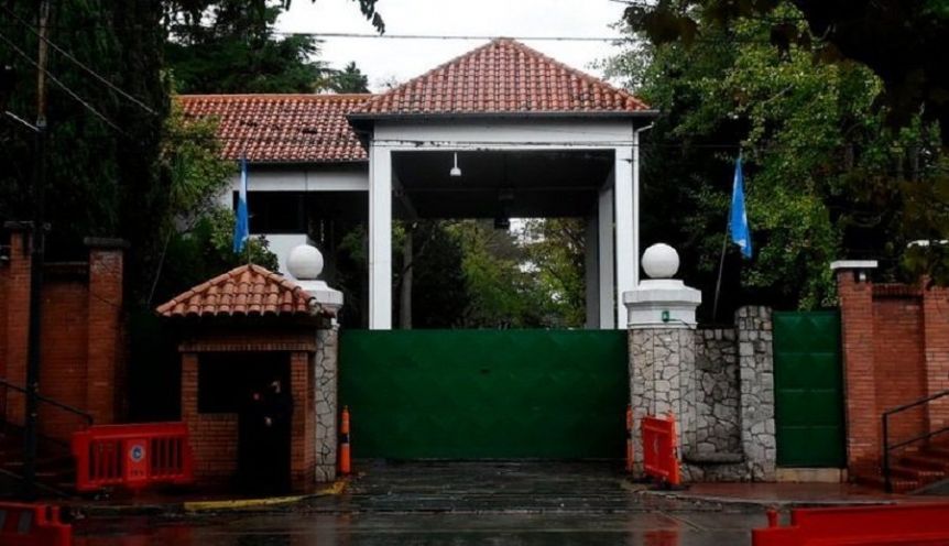 En medio del lunes negro, el Presidente almorzó en Olivos con dos chubutenses