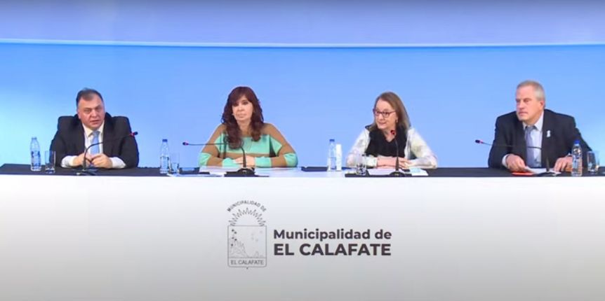 Con críticas a la gestión de Macri y retomando el reclamo por la coparticipación, Alicia habló en El Calafate