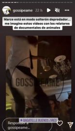 ¿Hay onda? Se filtró un video de Marcelo Tinelli y Florencia Peña muy juntos en una fiesta