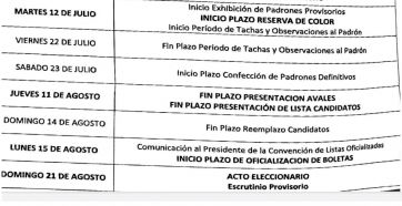 Interna del MPN: Este jueves vence el plazo para la presentación de las listas
