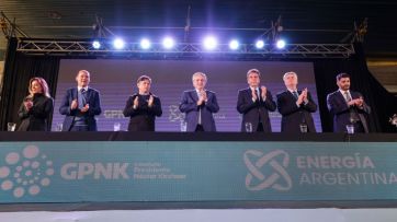 Gutiérrez y Palmieri estuvieron con Massa y Fernández en la firma que da inicio a la construcción del Gasoducto