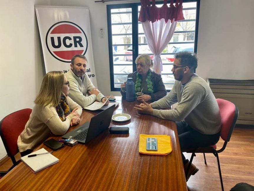 De cara al 2023, el Triunvirato de la UCR se puso el partido al hombro y se reunió con distintas autoridades