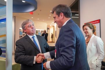 González participó de la gira de Massa y la calificó como “muy importante”