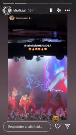 Tini Stoessel asistió al show de Lali Espósito en Madrid: el intercambio buena onda de las cantantes