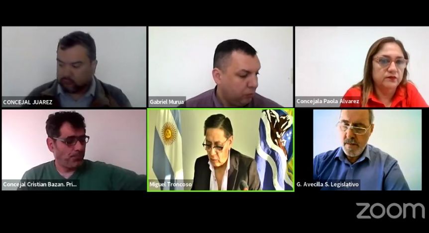 Picante cruce entre dos concejales de Caleta Olivia durante una sesión virtual