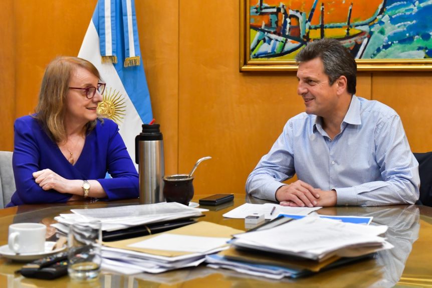 Alicia se reunió con Massa para analizar los trabajos realizados en la provincia