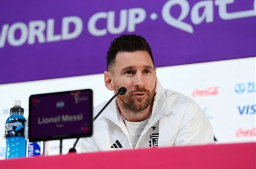 A horas del debut en Qatar, Lionel Messi llevó tranquilidad: