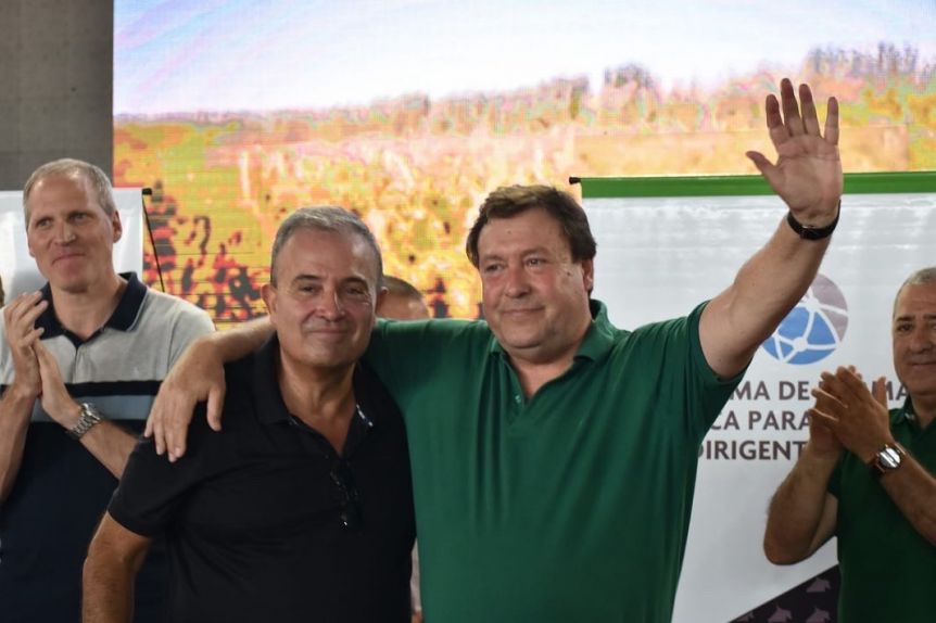 Con la ausencia Carreras, Weretilneck reunió a la tropa para cerrar el encuentro de juventudes de JSRN