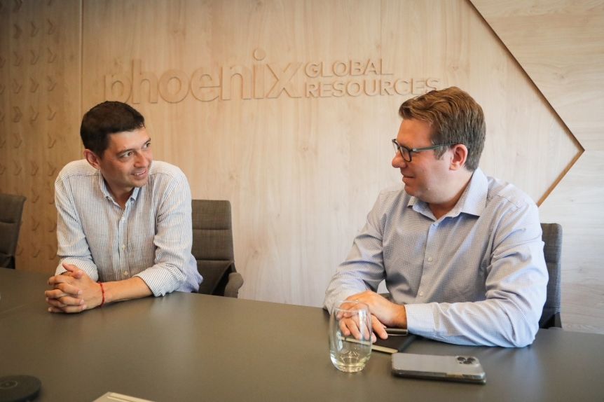 Con el foco en la creación de trabajo, el vicegobernador Koopmann se reunió con el CEO de Phoenix