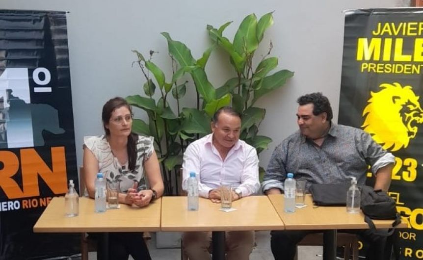 Rivero presentó a su candidato en Viedma