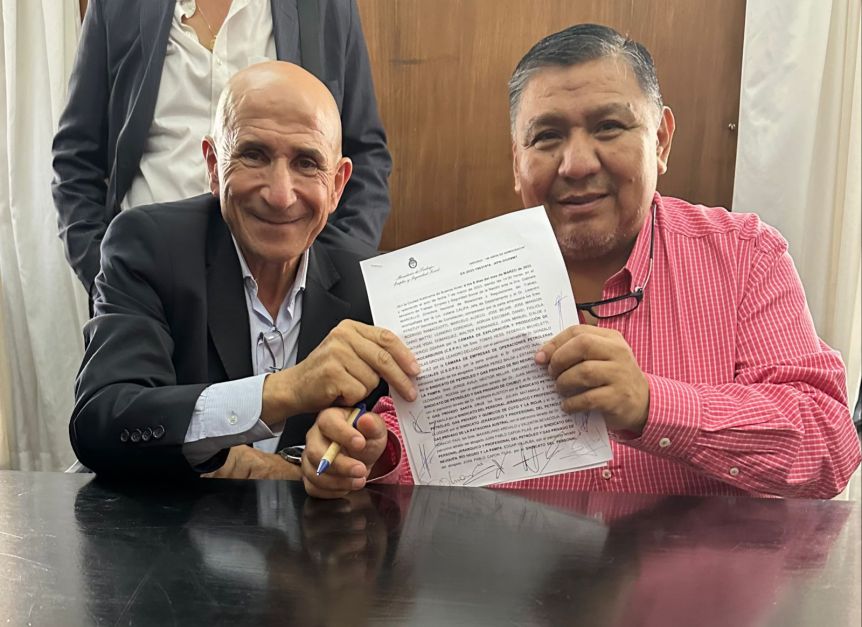 Avila celebró el acuerdo y sostuvo que los trabajadores cobrarán