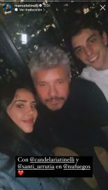 El video de Cande Tinelli súper acaramelada con Santiago Urrutia