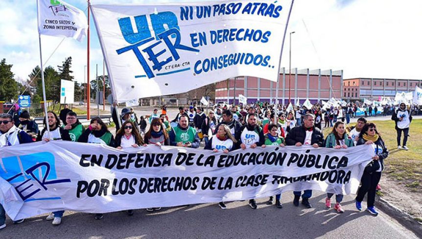 Interna despiadada en UNTER: el oficialismo cuestiona el paro y lo tilda de