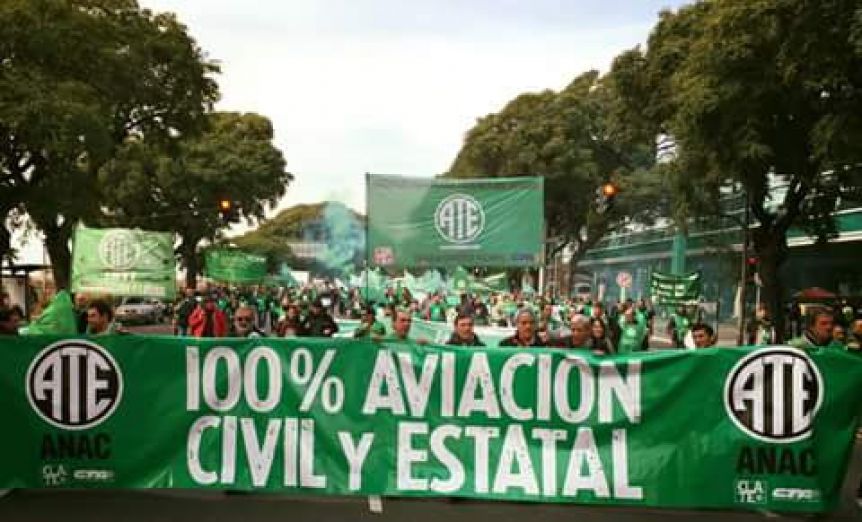 Paro aeronáutico: ATE-ANAC confirmó la medida y adherirían Río Gallegos y Calafate