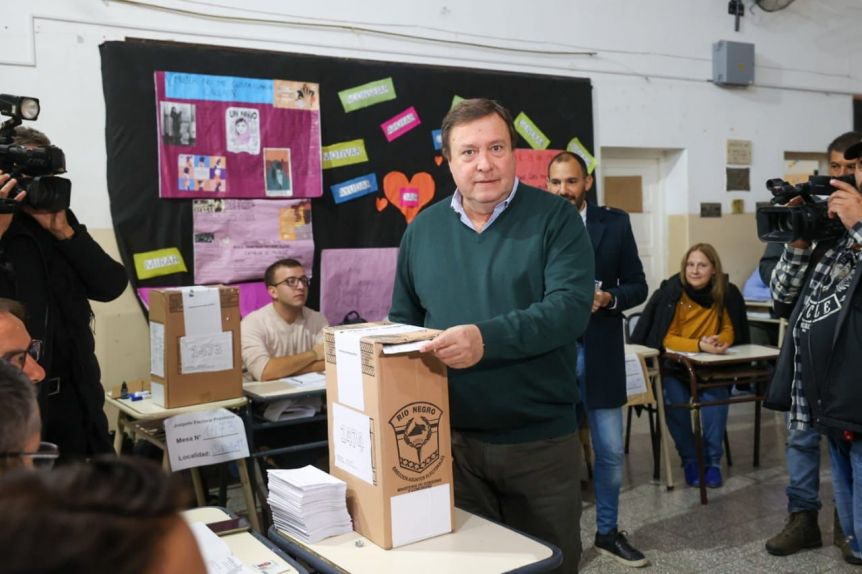Weretilneck emitió su voto y habló del rol que tendrá la Provincia en Vaca Muerta