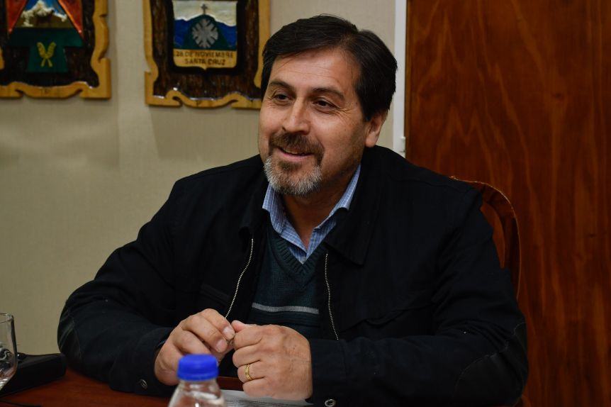 El intendente de Puerto Santa Cruz apoyó a Belloni y aseguró que estará su lista de diputados